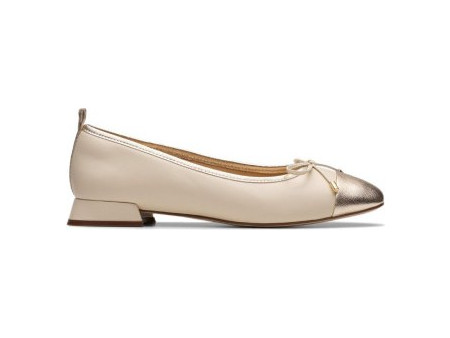 Clarks CLARKS WOMEN'S COURT SHOES UBREE15 POPPY 26181326 CREAM MULTI LEATHER Clarks