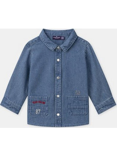 Βρεφικό Πουκάμισο για Αγόρια Denim 87 ΜΠΛΕ