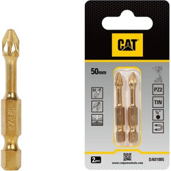 CAT Μύτη κατσαβιδιού αστέρι με μέγεθος PZ2 50mm συσκευασία 2τεμ. DA01005