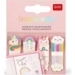 Αυτοκόλλητοι Σελιδοδείκτες Keep in Mind , Unicorn SKN0001 Legami