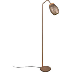 Φωτιστικό Δαπέδου Bidar R41571065 Φ22x147cm 1xE27 10W Coffee RL Lighting