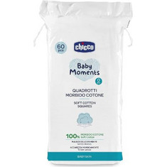 Chicco Μαντηλάκια Από Μαλακό Βαμβάκι New Baby Moments 60 τεμ L60-10609-00
