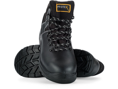 ToWorkFor Protex Plus Μποτάκια Ασφαλείας S3 Αδιάβροχα Μαύρα