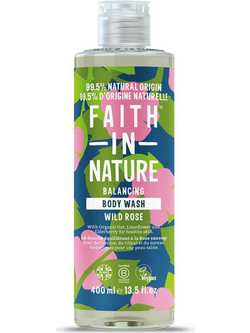 Faith In Nature Wild Rose Αφρόλουτρο σε Gel 400ml