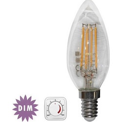 Λαμπτήρας κερί dimmable led filament Αdeleq 4W - 2800K 13-1404009