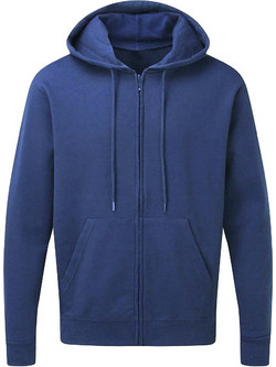 SG Zip Hoodie Ανδρική Ζακέτα Φούτερ με Κουκούλα και Φερμουάρ Navy Μπλε SG29