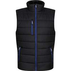 Regatta Αμάνικο Ανδρικό Μπουφάν Puffer Μαύρο Κόκκινο TRA892