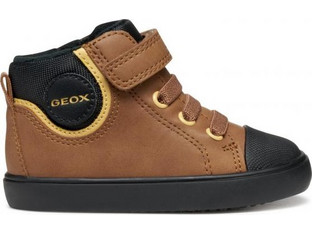 Geox Gisli Παιδικά Sneakers Μποτάκια Καφέ Μαύρα B461NC0MEFUCR69B
