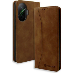 Bodycell Book Case Θήκη Πορτοφόλι Brown (Xiaomi Poco F7)