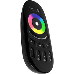 RF Χειριστήριο Αφής 4 ζωνών RGB+W Μαύρο V-TAC 2924