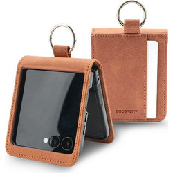 Mercury Basic Diary Case For Samsung Galaxy Z Flip7 Light Brown