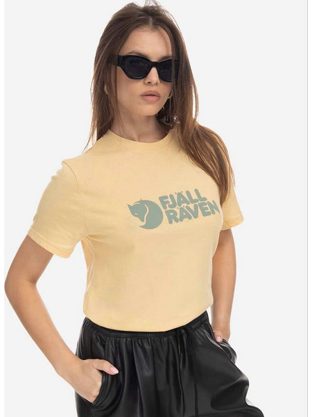 FJALLRAVEN Κοντομάνικη Μπλούζα Logo YELLOW