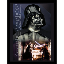 Star Wars Darth Vader Key Art Wooden Framed 30x40cm Print - FP14472P
