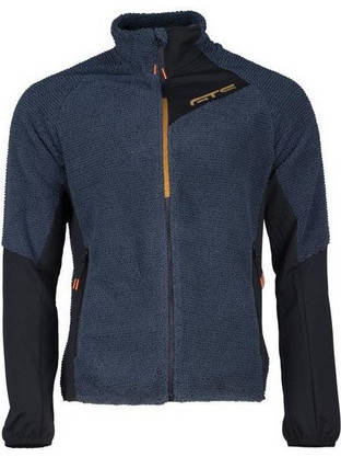 GTS Jacket Waffle Highloft Ανδρική Ζακέτα Fleece Petrol 302442M