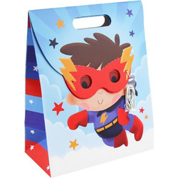 Τσάντα Δώρου Χάρτινη Eurowrap 26.5x33x14cm + Μάσκα SuperMan