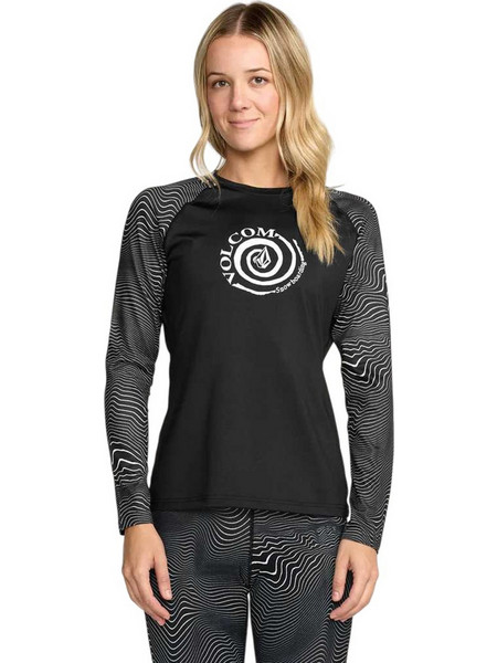 VOLCOM W W V-SCIENCE CREW T-SHIRT - H2152502-BWH MULTI
