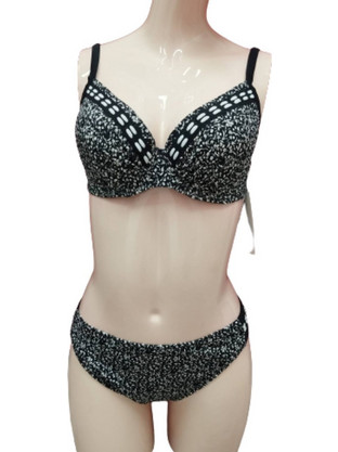 Lucero Bikini Set με Ενίσχυση Ψηλόμεσο Μαύρο 0040101D