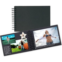 SCRAPBOOK- PHOTOALBUM A4 με μαύρα φύλλα
