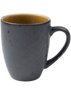 Bitz Κούπα Stoneware 300 ml - Gastro Black/Amber