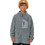Body Action Παιδική Ζακέτα Fleece με Κουκούλα και Φερμουάρ Γκρι 074505-01