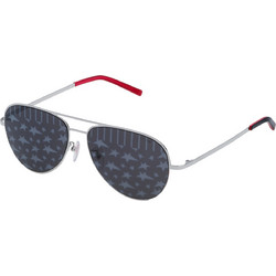 Sting SST138 N53L Γυαλιά Ηλίου Aviator Μεταλλικά Ασημί με Μαύρο Polarized Φακό