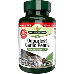 Natures Aid Garlic Pearls 120 Μαλακές Κάψουλες