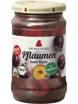 Δαμάσκηνα Κομπόστα σε φυσικό σιρόπι - Zwergenwiese - 360gr