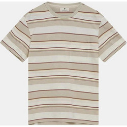 Anerkjendt Akkikki Stripe T-Shirt Ανδρικό - Brown Rice (901499-5517)