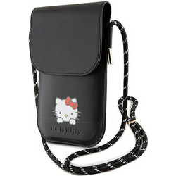 Hello Kitty Leather Daydreaming Cord bag - black