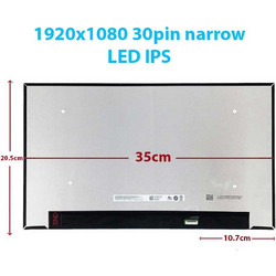 Οθόνη για λάπτοπ 15.6 B156HAN02.9 1920x1080 FHD IPS 30 Pin Narrow LED 35cm No Brackets
