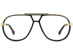 Dsquared2 D20113 807 Ανδρικός Σκελετός Γυαλιών Οράσεως Κοκάλινος Μεταλλικός Χρυσός Μαύρος