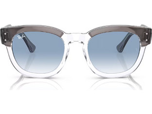 Ray-Ban RB0298S 13553F Γυαλιά Ηλίου Στρογγυλά Κοκάλινα Διαφανή με Μπλε Degradee Φακό