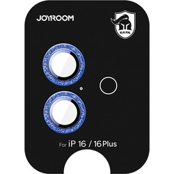 Joyroom JR-MSF0300 protective glass for iPhone 16/16 Plus lenses - blue