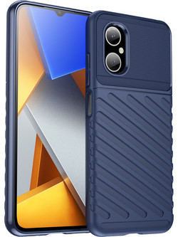 Thunder Case Xiaomi Poco M4 5G silicone armor case blue
