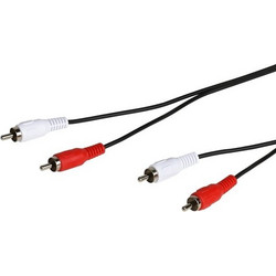 VIVANCO BULK AUDIO CONNECTION CABLE 2x RCA to 2x RCA 2.5m - (19318)