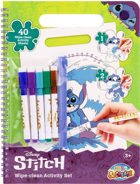 Disney Stitch Magic water painting book 6 Τεμ