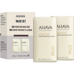 Ahava Deadsea Mud Purifying Mud Soap 2x100gr