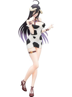 FuRyu Overlord Albedo Trio-Try-iT Mini Dress Cow Pattern Ver. 21cm