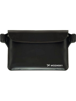 Wozinsky Waterproof Pvc Waist Bag - Black - (WWS-01)