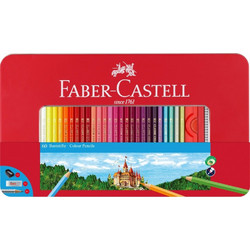 Faber-Castell Κασετίνα Ξυλομπογιές Σετ 60τμχ