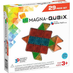 Magna-Tiles Μαγνητικό Παιχνίδι QuBix 29τμχ