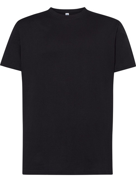 JHK TSRA-150 Ανδρικό Κοντομάνικο T-shirt Μαύρο Μαύρο