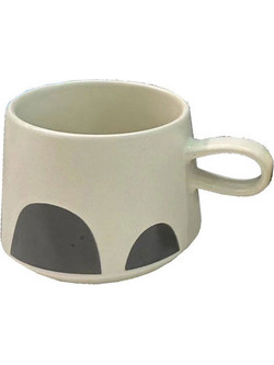 SCANDI ΚΟΥΠΑ 8x8x8cm NEW BONE CHINA ΛΕΥΚΟ ELEPHANT 6τμχ