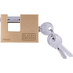 Λουκέτο Μπαγιονέτ 70mm Ορειχάλκινο BLACK+DECKER