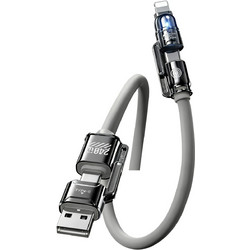 Hyperloq(TM) NeoCable Pro 240W Καλώδιο - Γκρί 2m