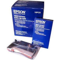 Epson ERC-38B B/R Γνήσια Μελανοταινία TM300/U-300/210D/220/230 1τμχ (C43S015376)