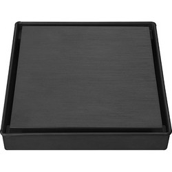 Orabella Σιφώνι Δαπέδου Square Black Matt 15270