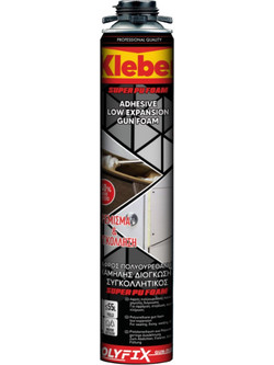 KLEBER POLYFIX ΑΦΡΟΣ ΠΟΛΥΟΥΡΕΘΑΝΗΣ ΧΑΜΗΛΗΣ ΔΙΟΓΚΩΣΗΣ ΠΙΣΤΟΛΙΟΥ Β3 750ML SUPER PU 1076