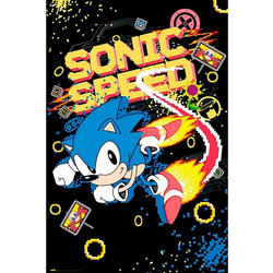 Αφίσα 61Χ91,5εκ SONIC THE HEDGEHOG Speed