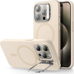 ESR Cloud Soft with Stash stand iPhone 16 Pro Max, MagSafe /light tan/